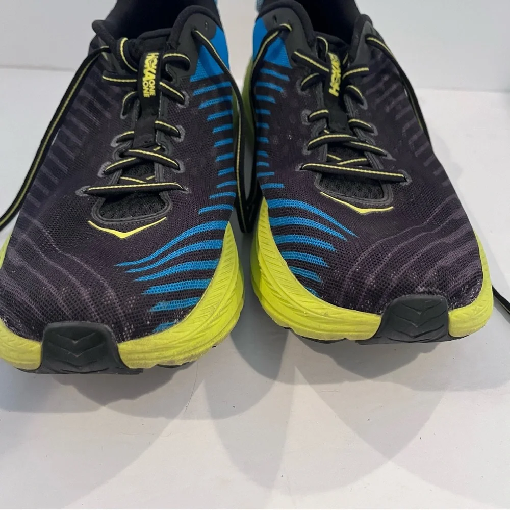 Men’s US 11 Hoka One One Rincon Black Citrus Running Sneakers 1102874 BCTRS - Picture 4 of 16